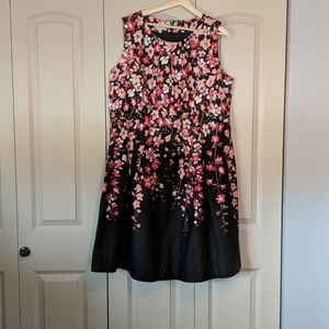 Talbot's A-line floral dress
